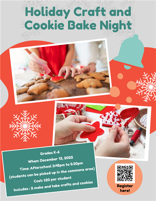 Holiday Craft and Cookie Bake Night